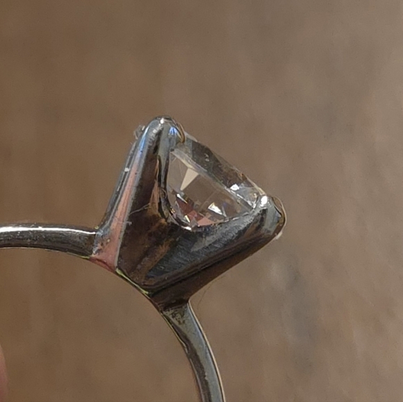 ROUND BRILLIANT 2 CT CZ DIAMOND SOLITAIRE ENGAGEMENT WEDDING RING 925 SIZE 6 - Picture 5 of 5